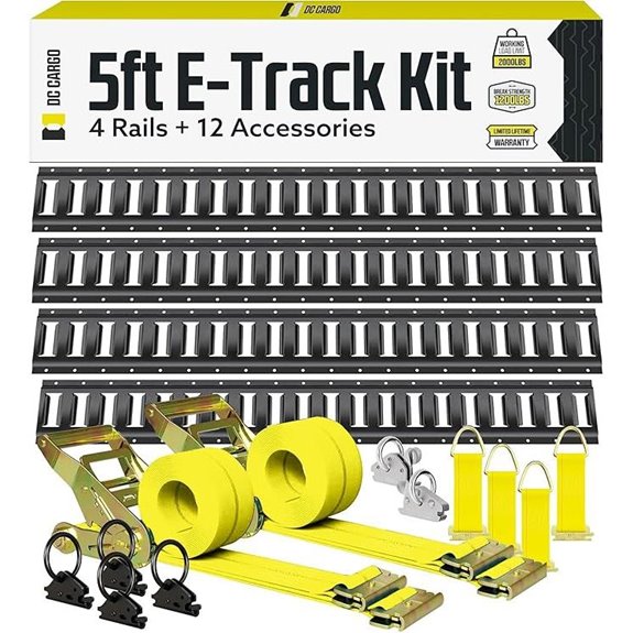 DC Cargo Mall Indoor E-Track Tie-Down Kit (16PCS)