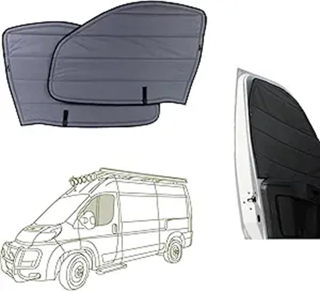 VanEssential Insulated Window Covers for RAM Promaster