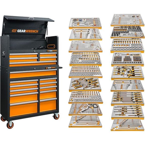 GEARWRENCH 873-Piece Mechanics Tool Set with Storage