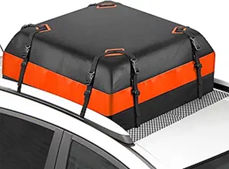 15 Cu Ft Roof Rack Cargo Carrier with Anti-Slip Mat