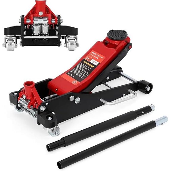 1.5 Ton Low Profile Hydraulic Floor Jack for Vehicles