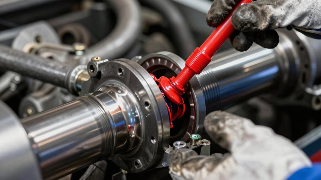 lubricate and check regularly