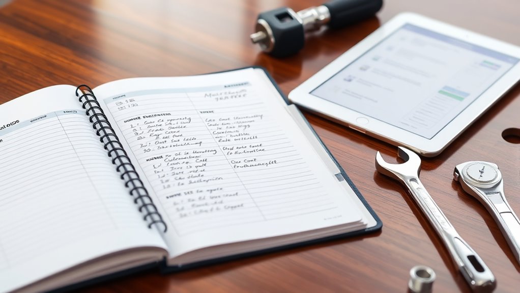 maintain detailed service records