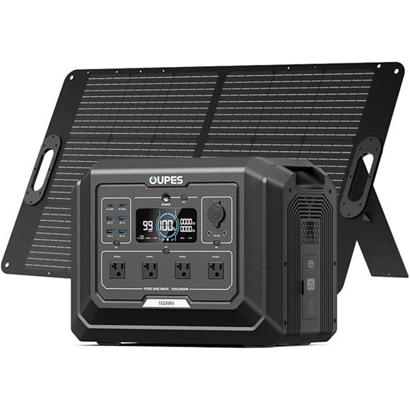 OUPES Mega 2000W Solar Generator with Panels