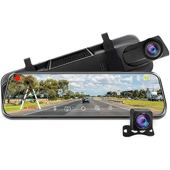 10'' Mirror Car Dash Cam for Ford Transit
