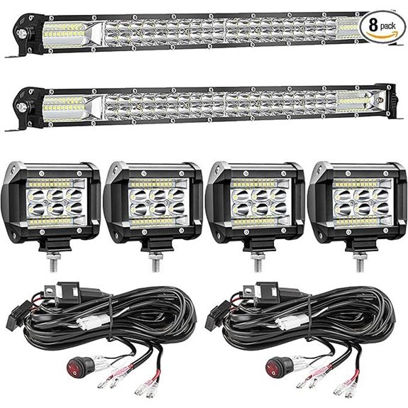 LED Light Bar Kit with 20 & 4 LED Off-Road Lights