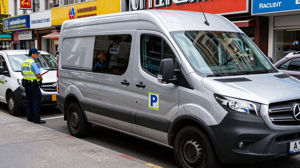 parking laws for vans