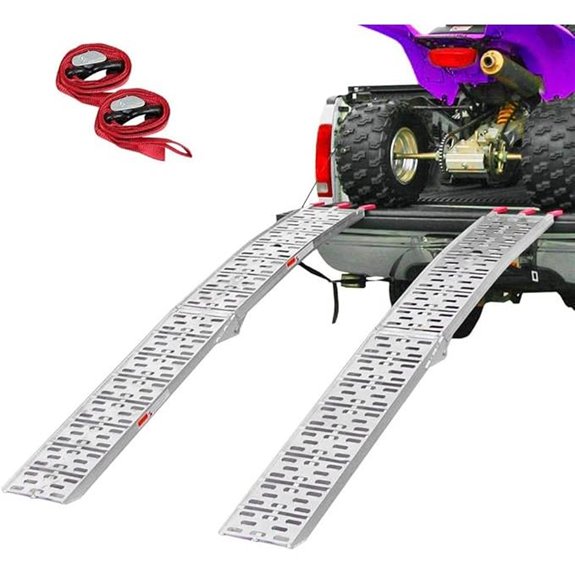 7.5' Aluminum Folding Loading Ramp Set for Vehicles