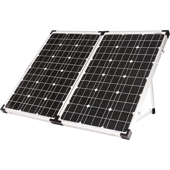 portable 130w folding solar panel