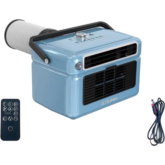 Portable 2000BTU Tent Air Conditioner with DC Cord