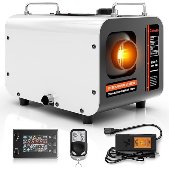 8KW Portable Diesel Air Heater with Remote Control