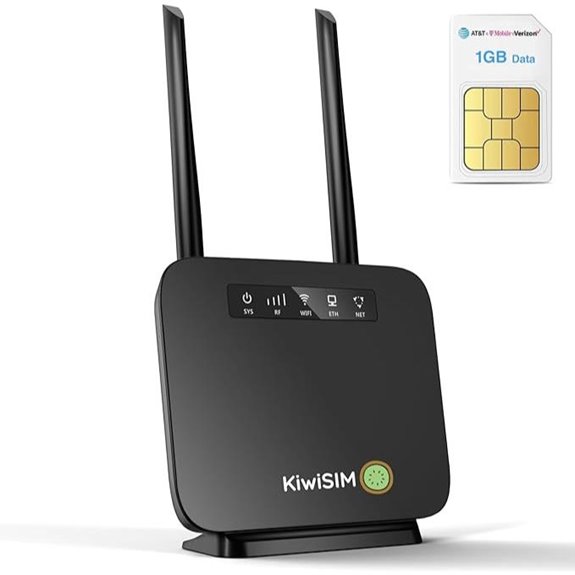 4G LTE Portable WiFi Router with SIM Card Slot