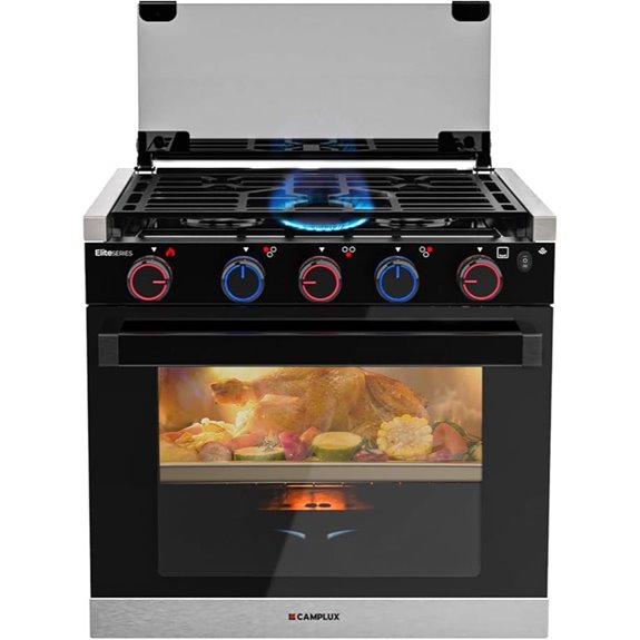 CAMPLUX RV Stove Propane Range with Oven