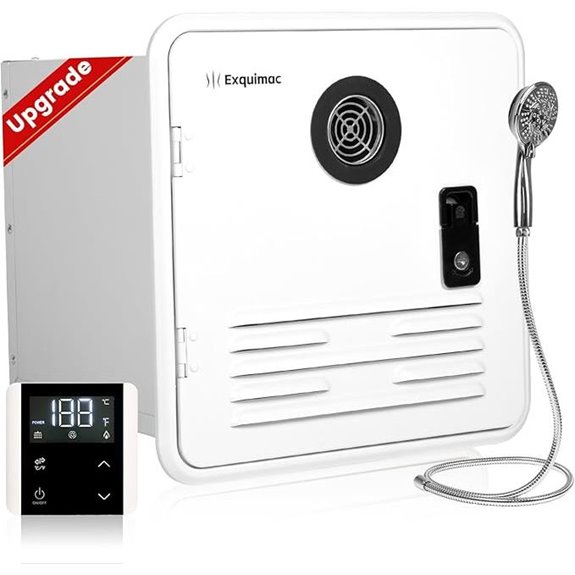 RV Tankless Water Heater with Shower & Remote