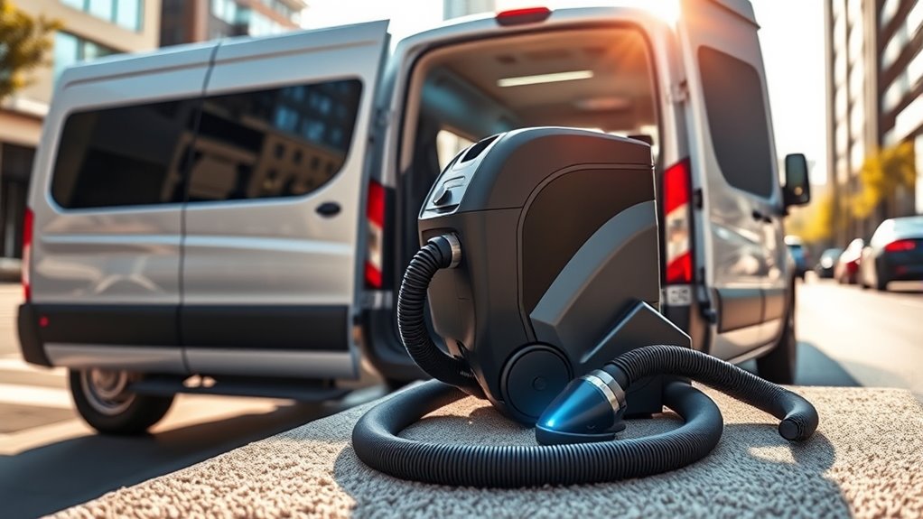 portable versatile carpet extractor