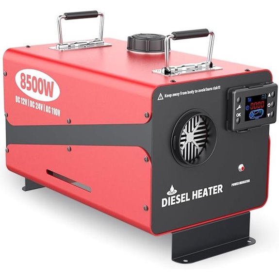8500W Diesel Air Heater with Remote and LCD