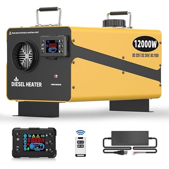 12000W Diesel Heater with Remote & LCD Monitor