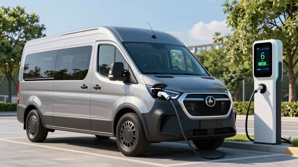 quick electric van charging