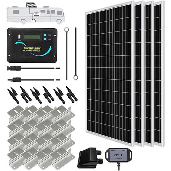 Renogy 400W 12V Solar RV Kit with Controller