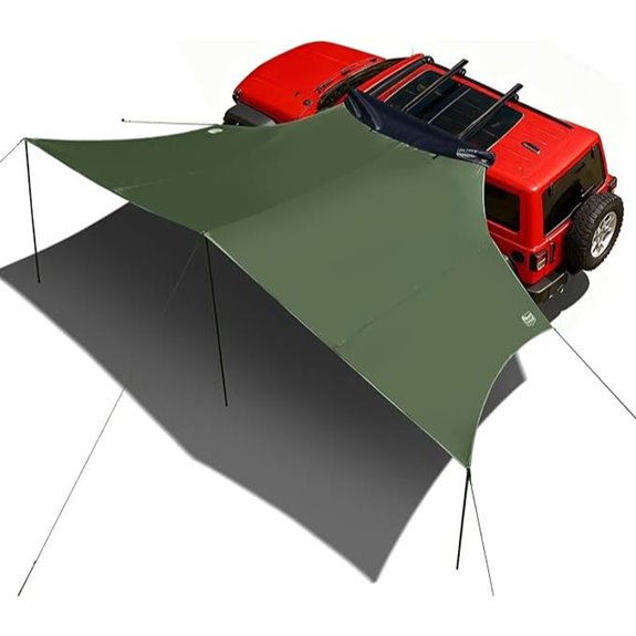Timber Ridge Retractable Car Awning with Sun Shade