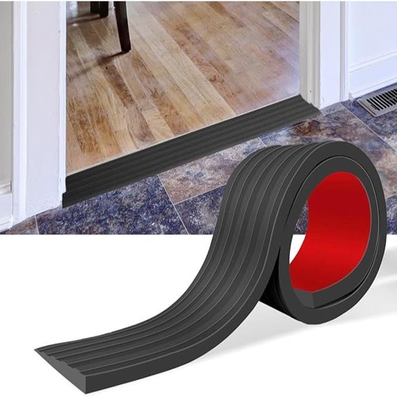 Threshold Doorway Ramp with Self-Adhesive Rubber