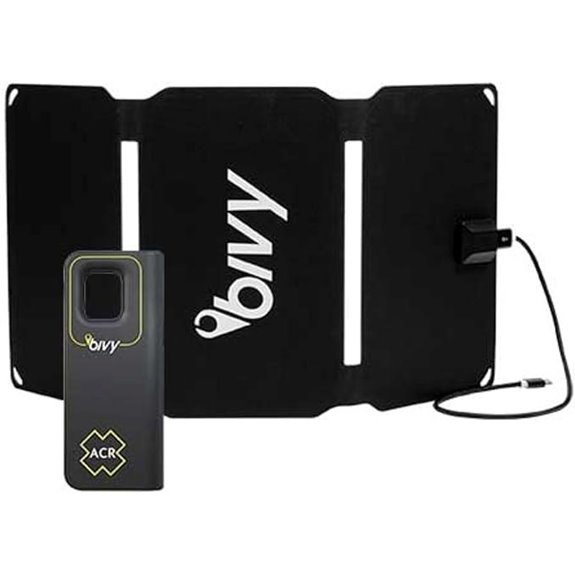 Bivy Stick Satellite Communicator with Solar Panel