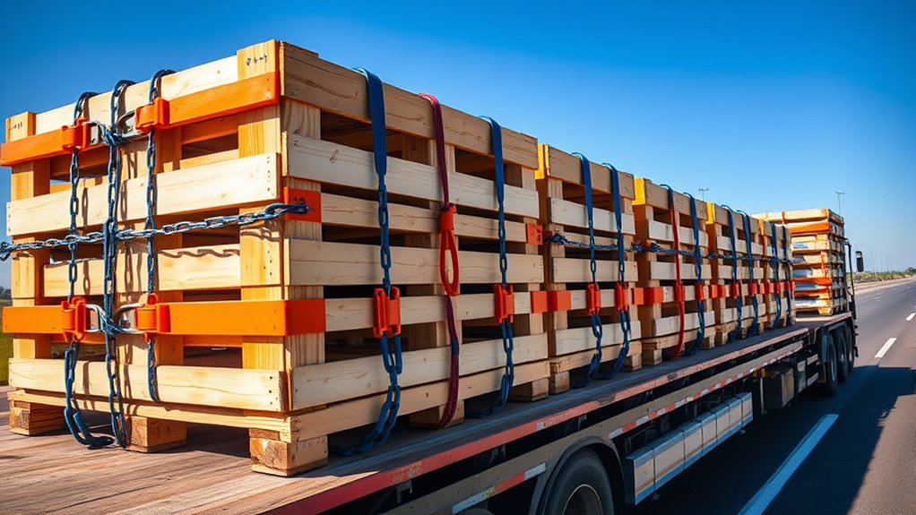 secure cargo with proper load distribution