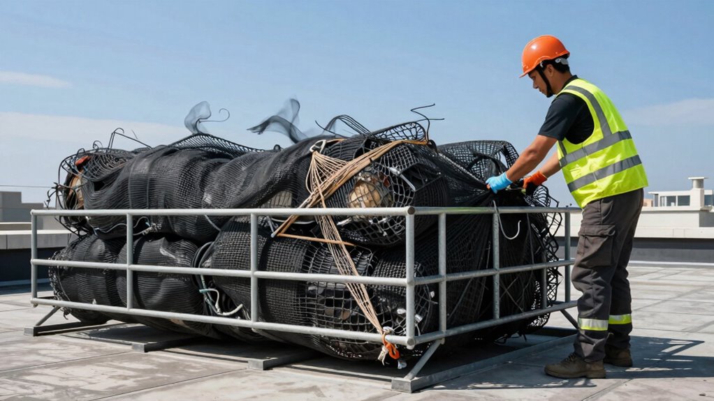 secure roof cargo properly