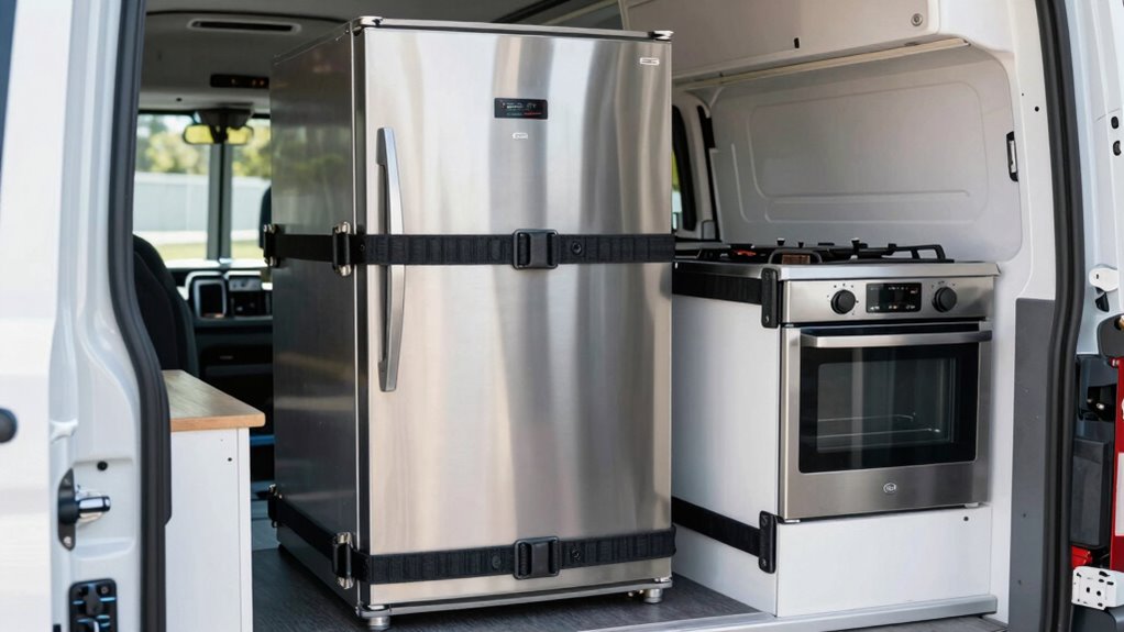 securely mounting heavy appliances