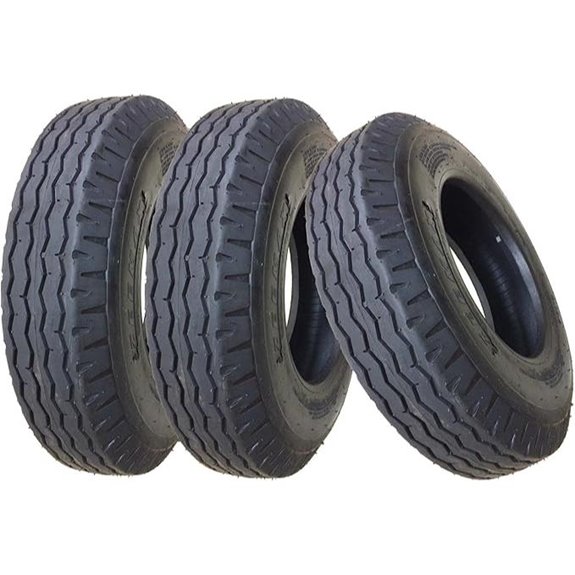 Heavy Duty Highway Trailer Tires (Set of 3)