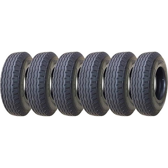 Heavy Duty Highway Trailer Tires (Set of 6)