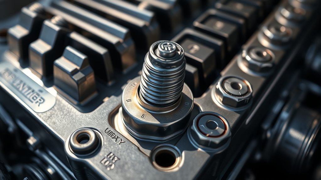 spark plugs and injectors