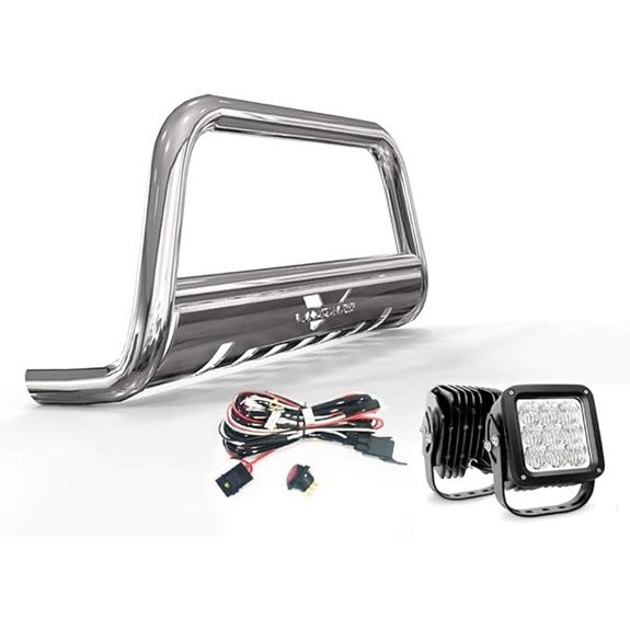 Vanguard Stainless Steel Bull Bar with LED Kit