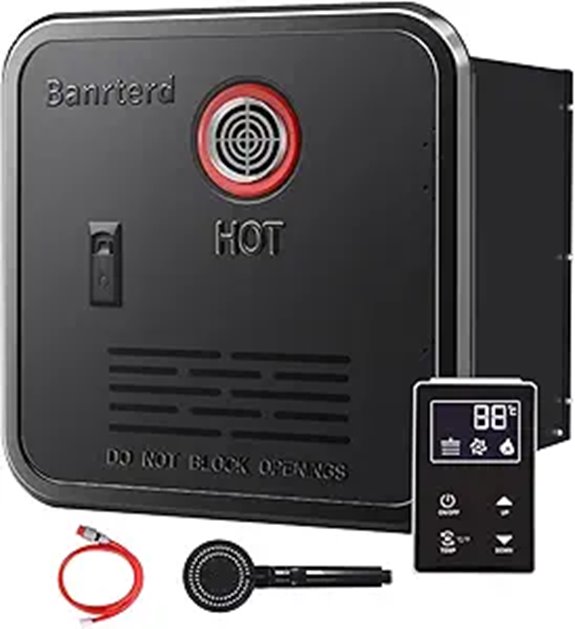 RV Tankless Water Heater with Front Outlet