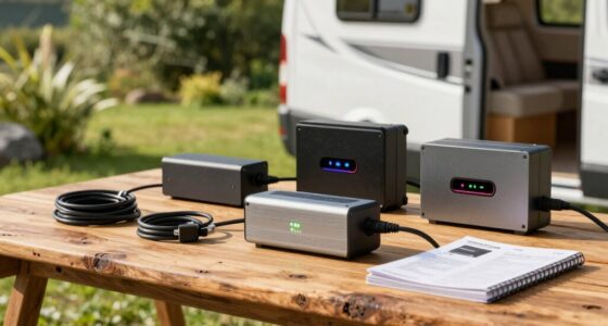 top camper van dual chargers