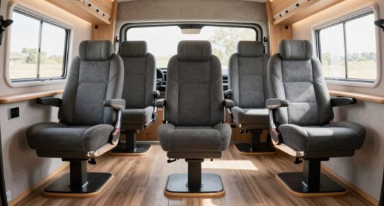 top camper van seat bases