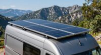 top camper van solar panels