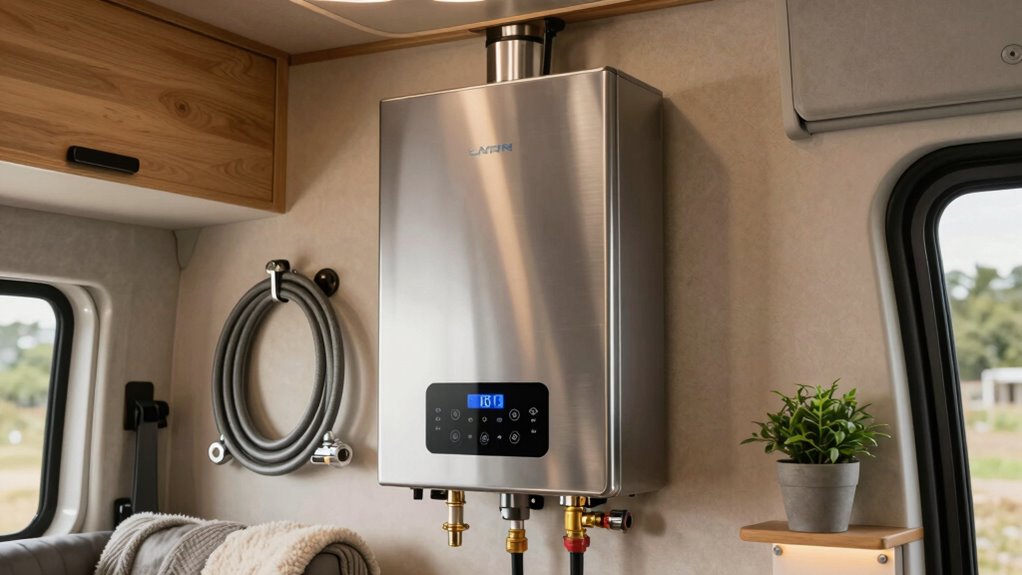 top camper van water heaters
