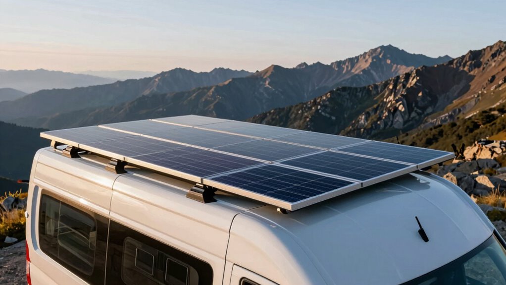 top flexible camper van solar panels