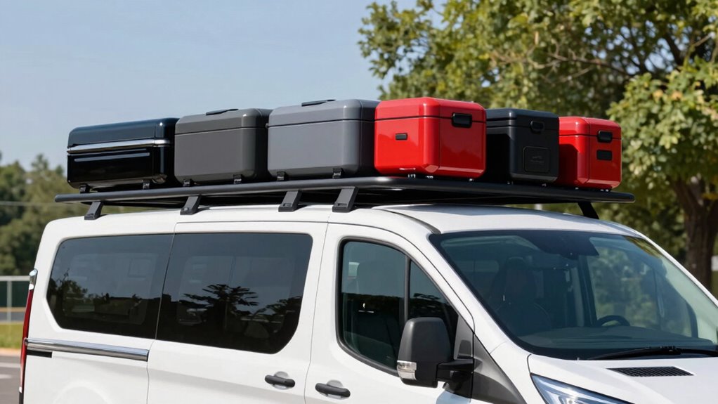 top ford transit roof cargo boxes