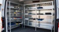 top ford transit shelving options
