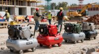 top job site air compressors