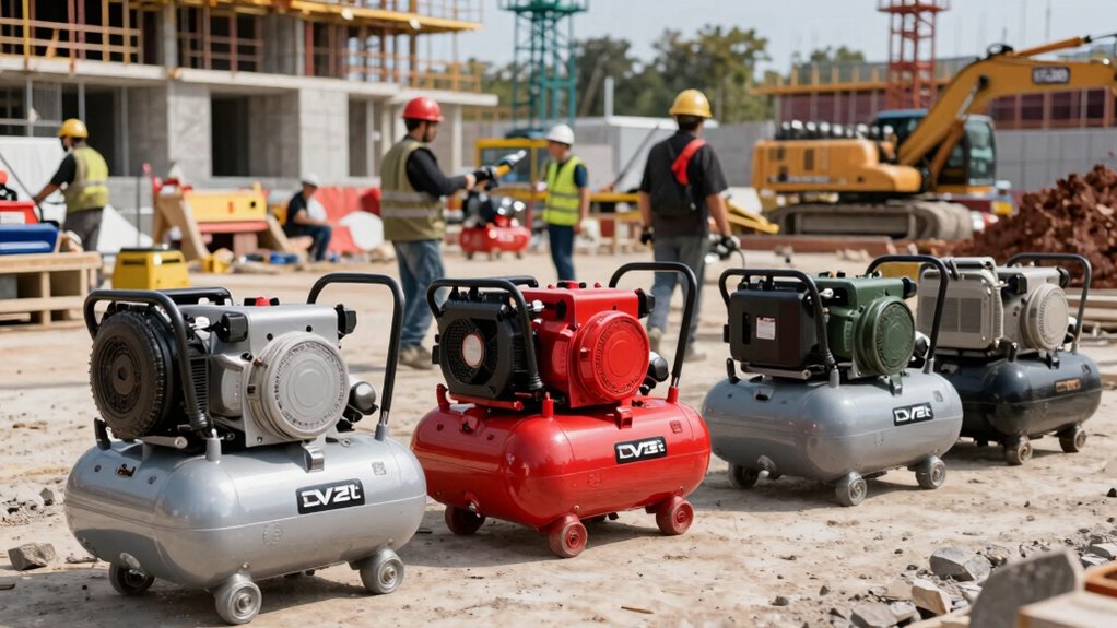 top job site air compressors