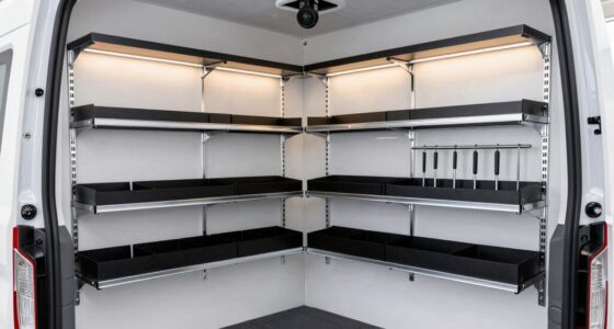 top transit van shelving