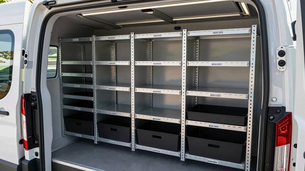 top transit van shelving kits