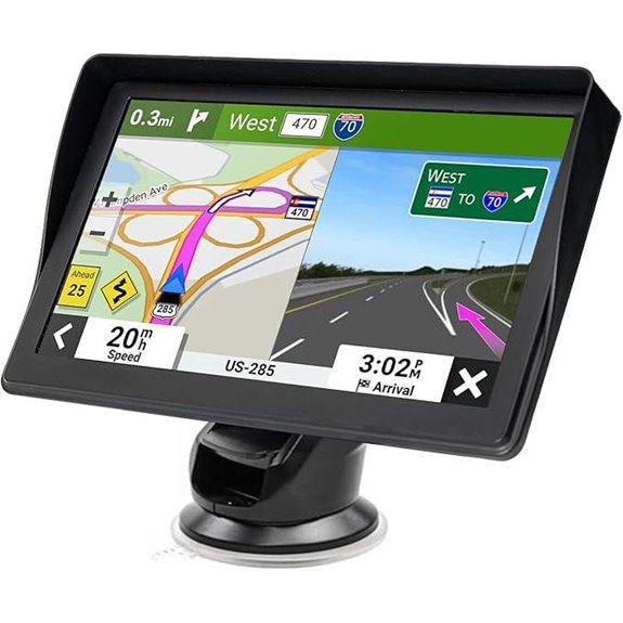 GPS Car Navigation System with Touchscreen & Lifetime Maps