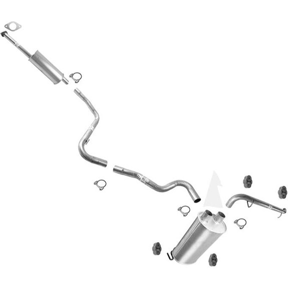 Resonator Pipe Rear Muffler for Ford Transit Connect