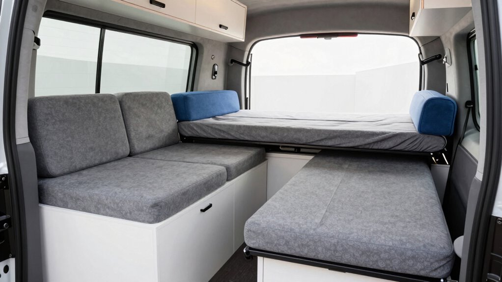 van bed configuration options