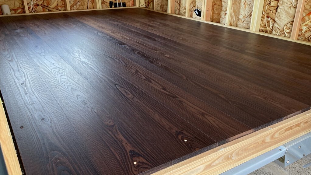 van flooring and subflooring