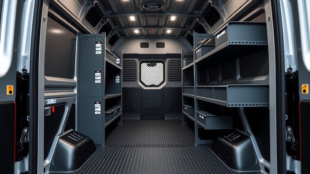 van shelving system considerations